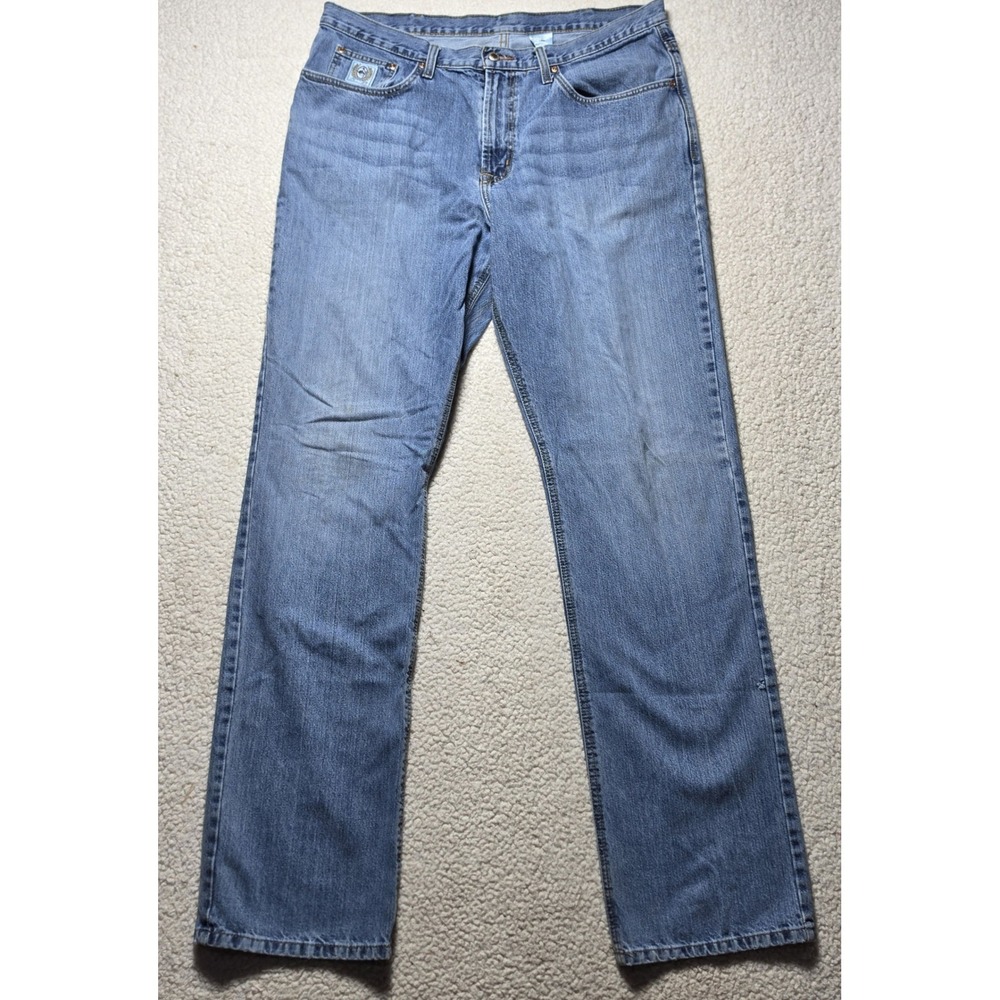 Cinch Up Mens Relaxed Fit Straight Leg Jeans Medium Wash Blue 38x38 MB92834003